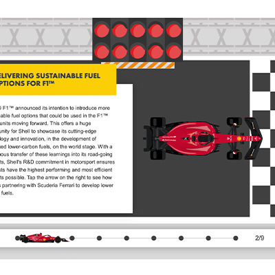 Screenshot of the Shell In The Engine website